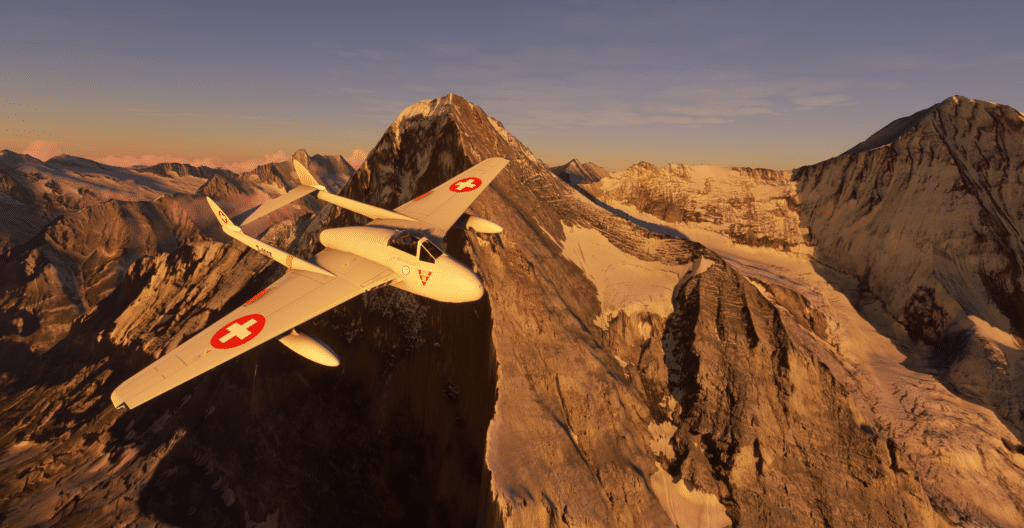 SwissMilSim - De Havilland Vampire DH-100 MSFS