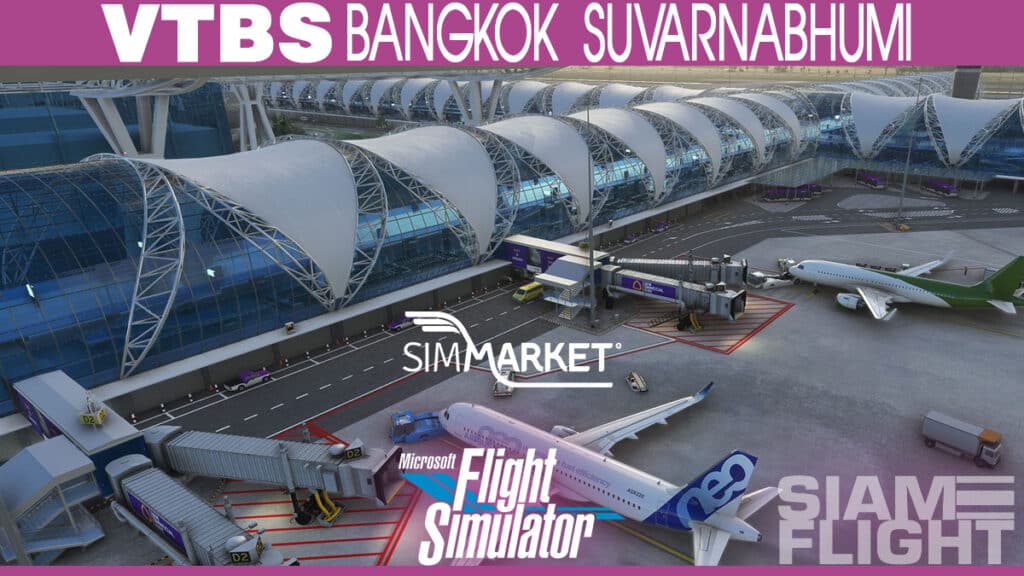 SiamFlight - VTBS Suvarnabhumi Airport Thailand MSFS