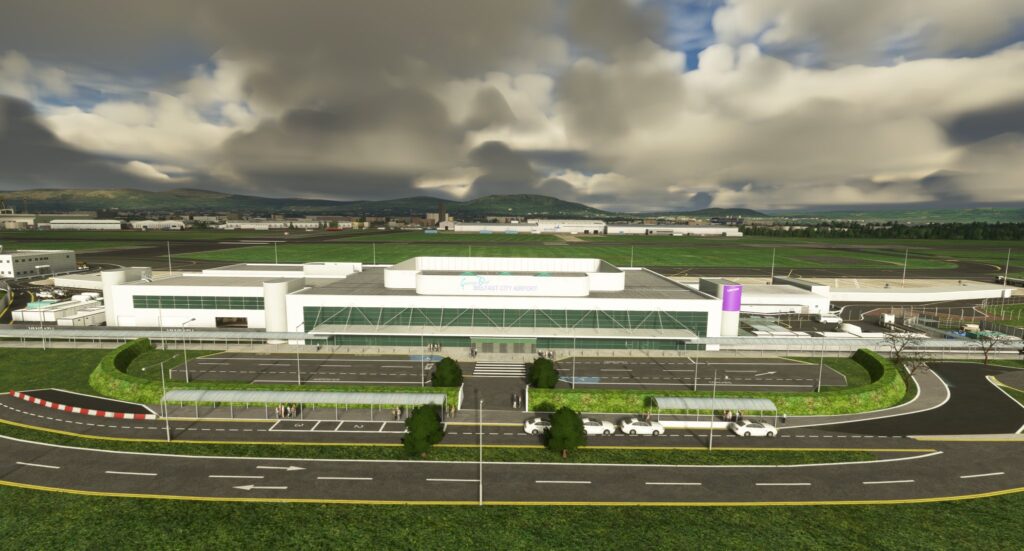 EDIT : UK2000 Scenery - Belfast City EGAC MSFS Released