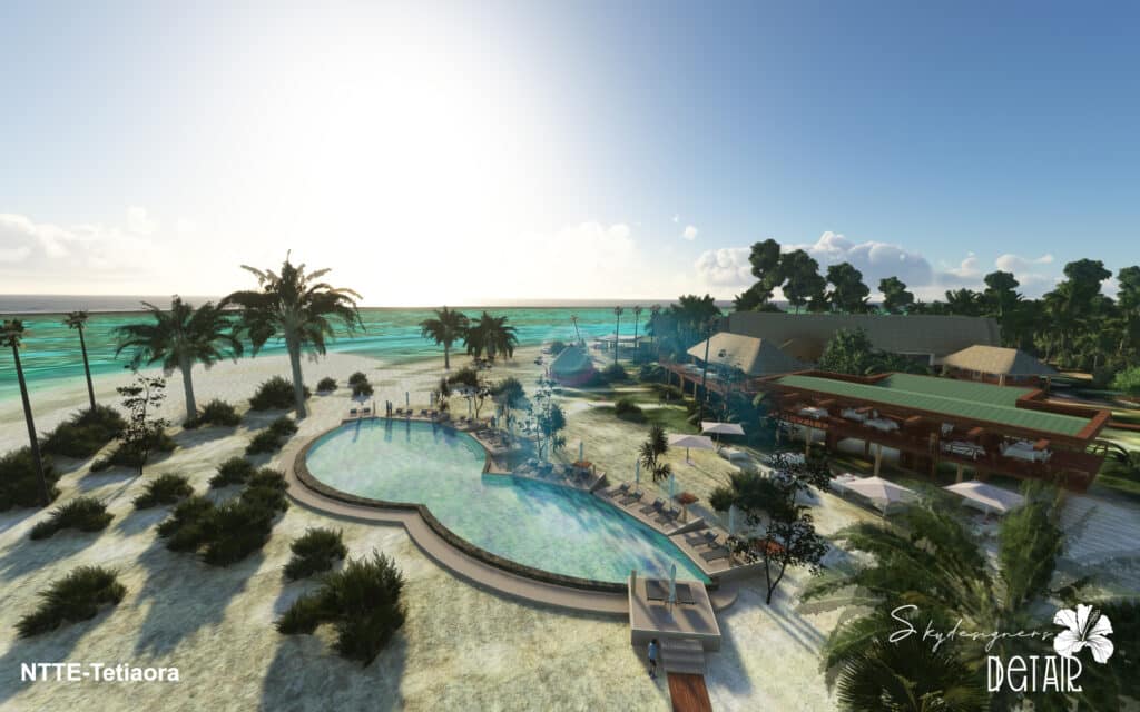 Skydesigners - French Polynesia NTTE Tetiaroa MSFS and NTTH Huahine Fare MSFS