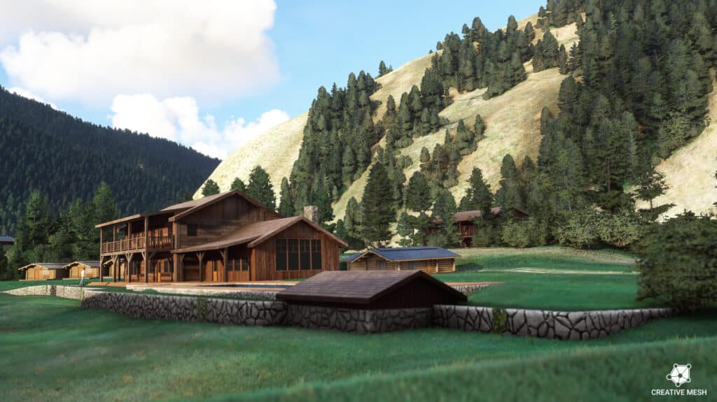 Creative Mesh - 2U8 Thomas Creek MSFS