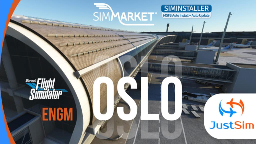 JustSim - ENGM Oslo Airport Gardermoen MSFS