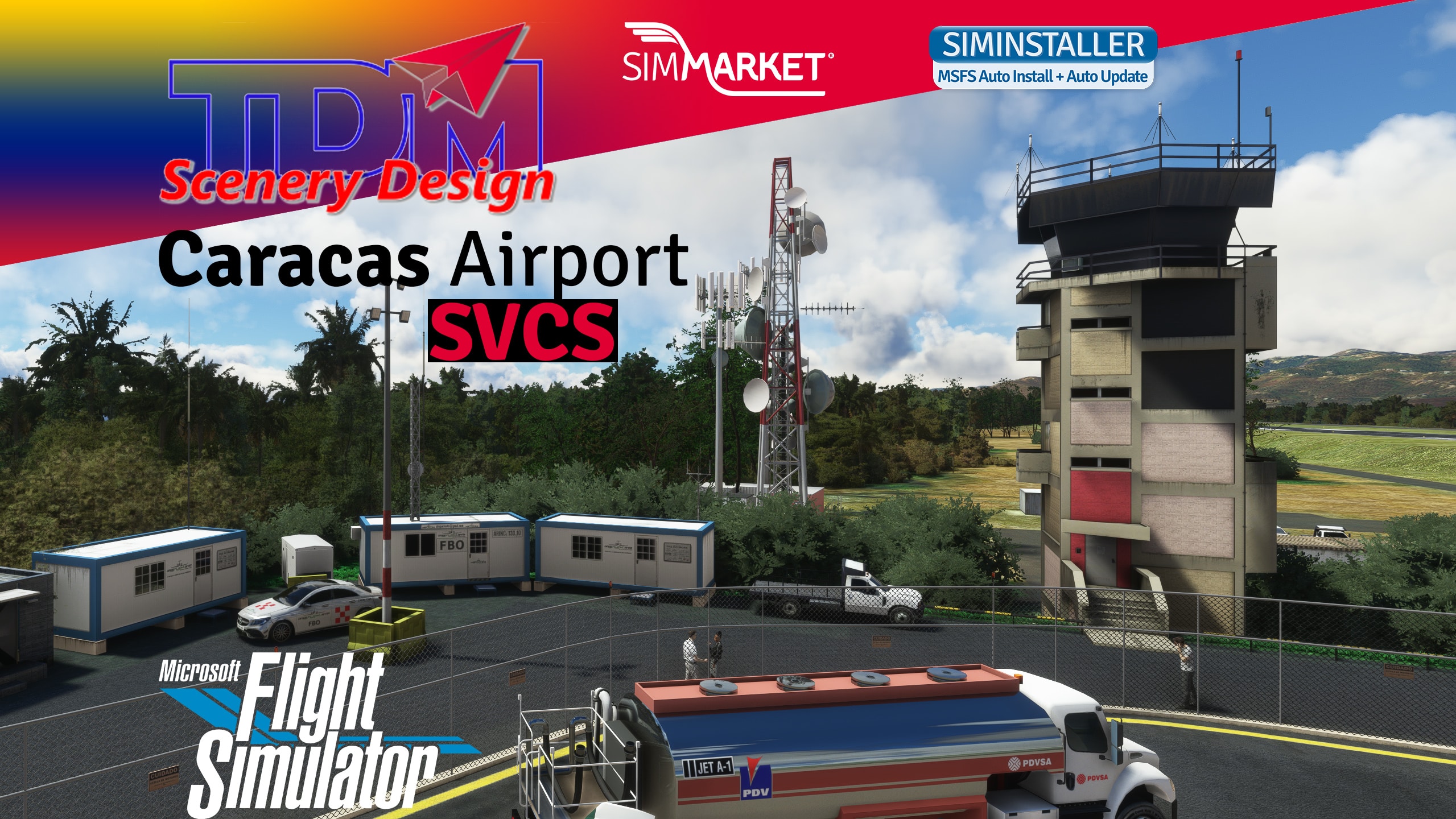 TDM Scenery Design – Caracas Airport SVCS Óscar Machado Zuloaga MSFS