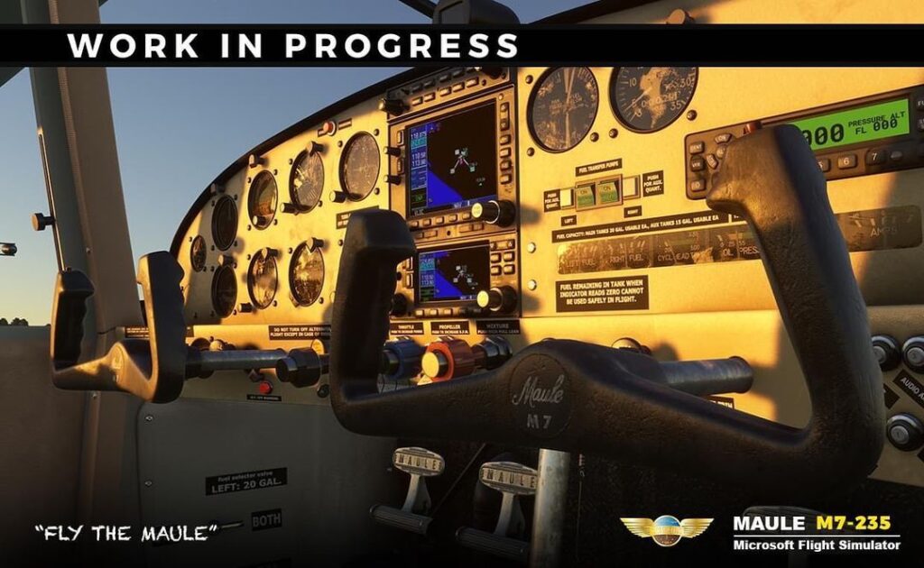 Pilot Experience Sim - Previews of Maule M7-235 and Brest LFRB for MSFS