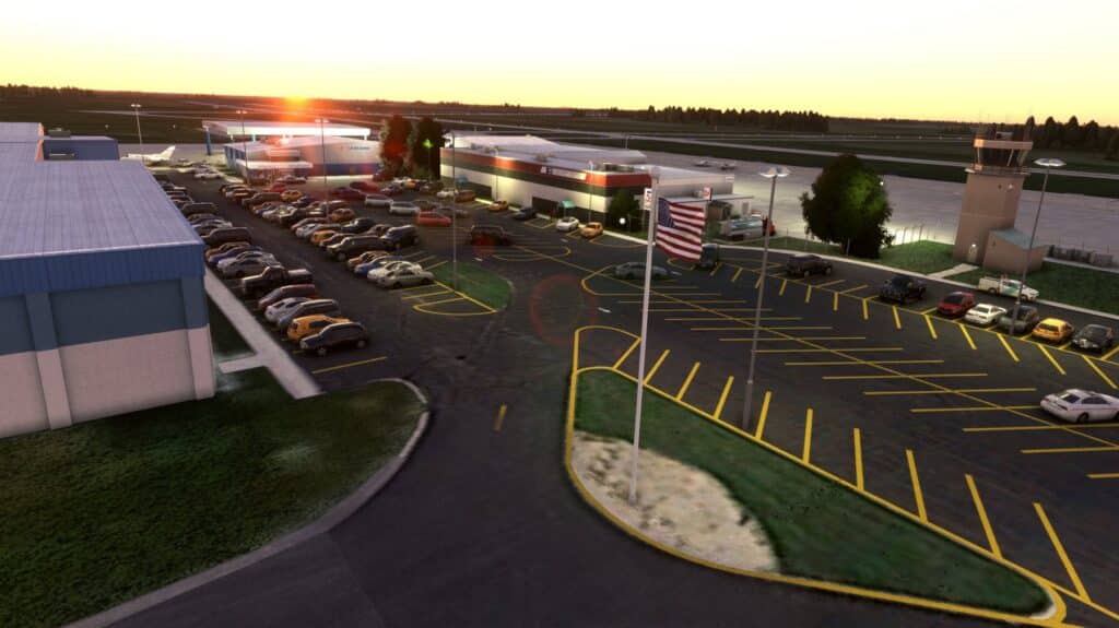 UK2000 Scenery KARR Chicago Aurora Airport MSFS simFlight