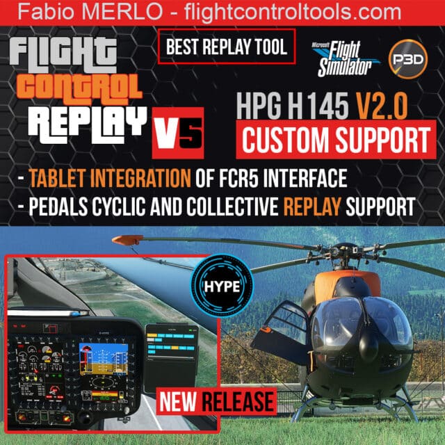 Hype Performance Group : H145 V2 Update Released with FCR5 Integration and Custom Replay
