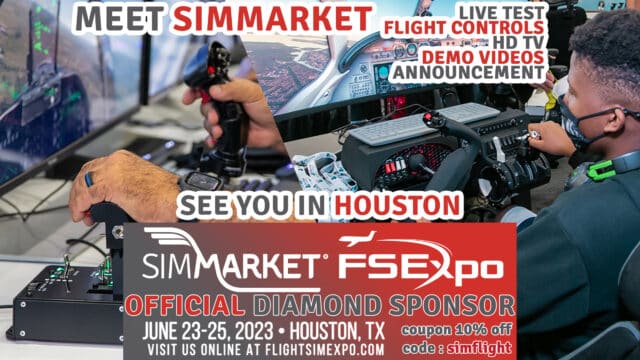 Meet SIMMARKET at FlightSimExpo 2023 – Houston June 24-25 2023