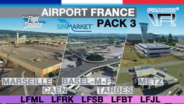 France VFR – Airport France Pack 3 MSFS