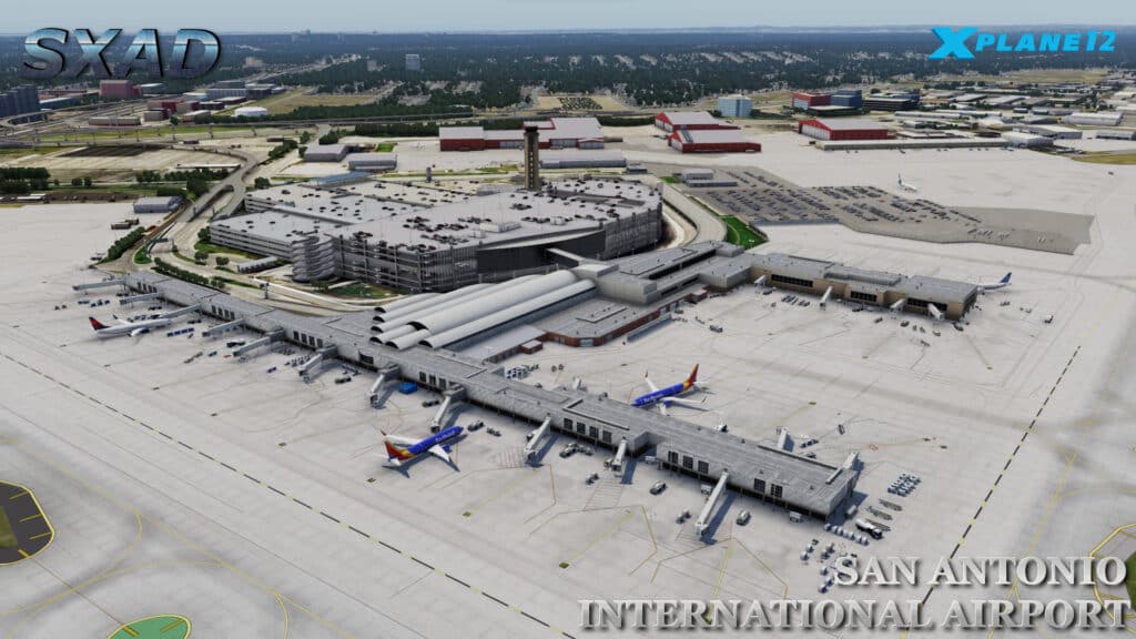 San Antonio International Airport KSAT for X-Plane by SXAirportDesign 05