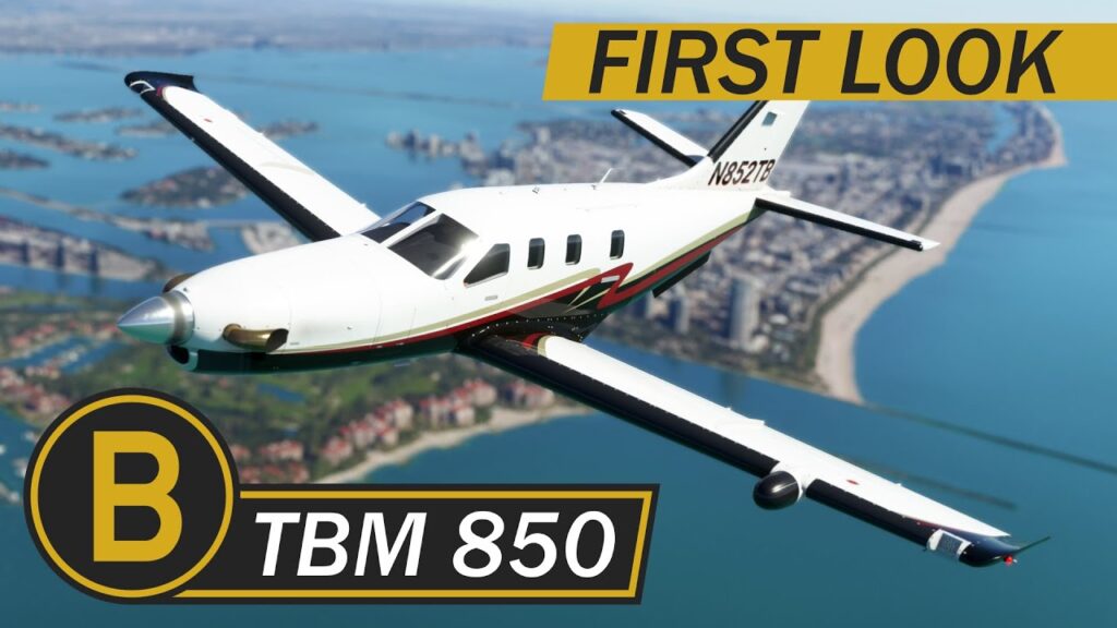 Just Flight - Preview Videos of Upcoming TBM 850 MSFS from Black Square