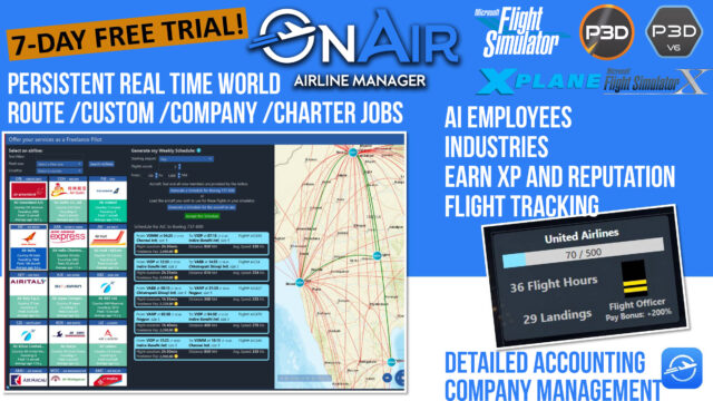 OnAir – Airline Manager Massively Multiplayer Online (MMO) at SIMMARKET