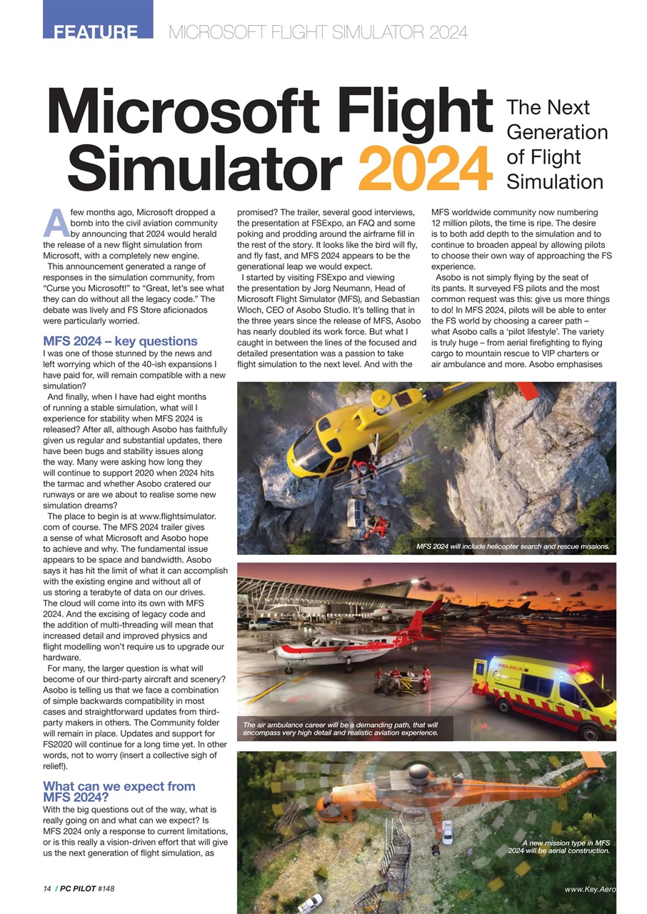 PC Pilot Magazine - Microsoft Flight Simulator Yearbook 2023 Special Issue