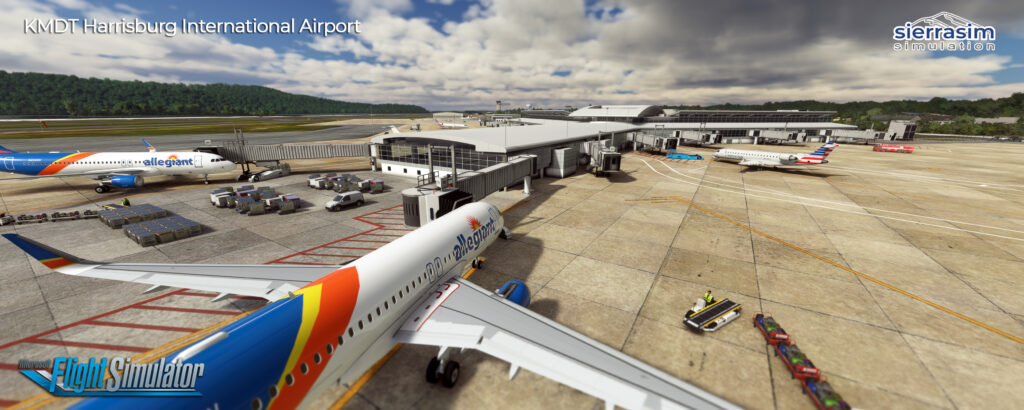 Sierrasim Simulation - KMDT Harrisburg Intl MSFS 02