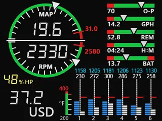 A2A Comanche PA24-250 - EDM 830 instrument