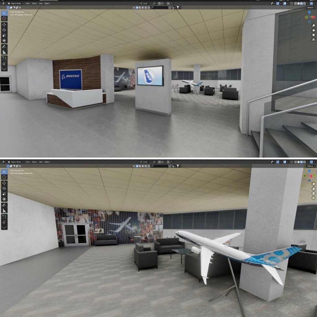 Drzewiecki Design - KBFI Boeing Field MSFS Progress 02