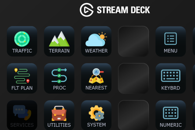 Stream Deck – Garmin GTN750 Profile (MSFS)