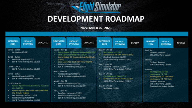 Microsoft Flight Simulator Development Update – November 23rd, 2023