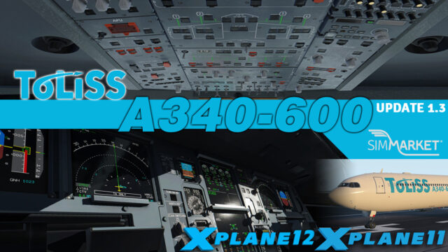 ToLiss – A340-600 X-Plane 12/11 Update v1.3