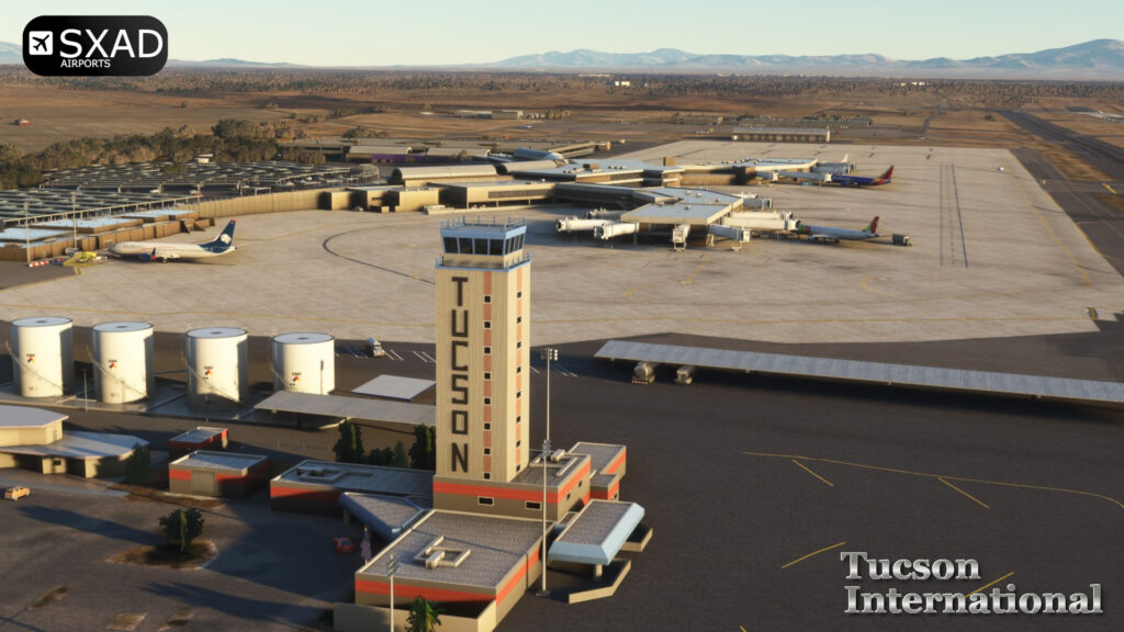 SXairportdesign - Next Airport KTUS Tucson Intl Preview MSFS P3D XP