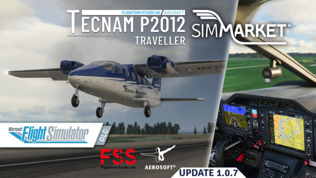 Aerosoft FlightSim Studio – Tecnam P2012 Traveller MSFS Update v1.0.7