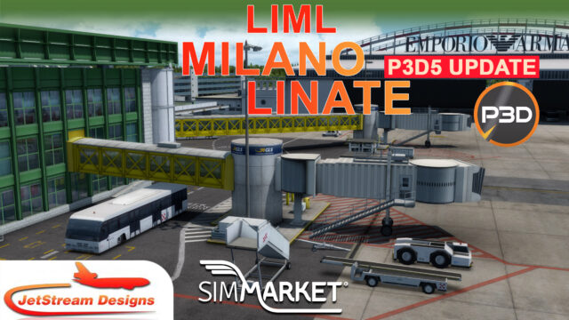 Jetstream Designs – Milano Linate LIML Free Update for P3D5 Support