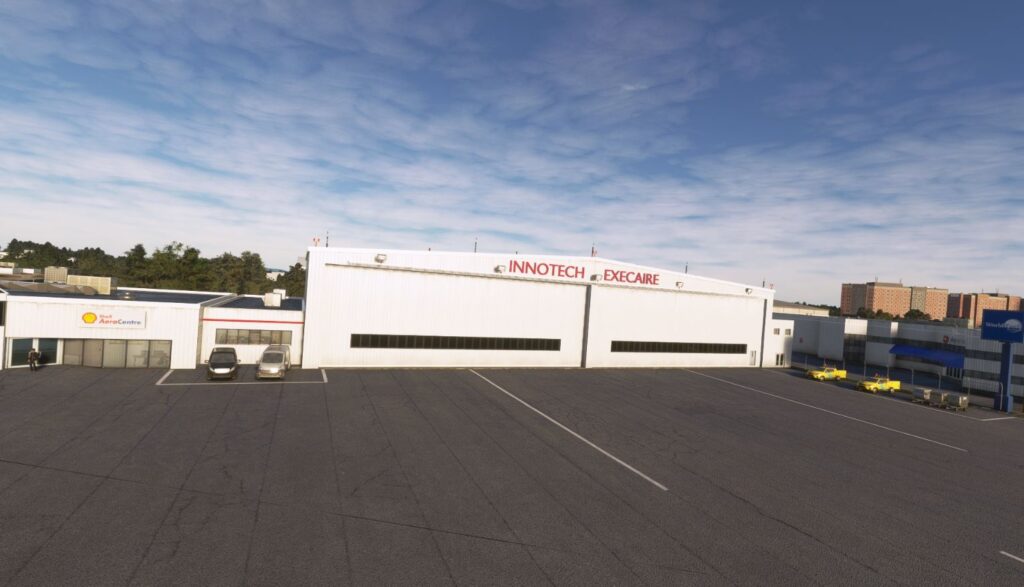 Private commercial hangar