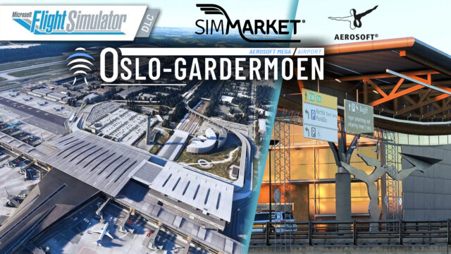 Aerosoft – Mega Airport Oslo-Gardermoen MSFS