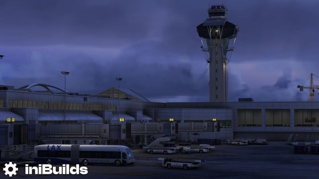 iniBuilds - KLAX Los Angeles MSFS Update Preview