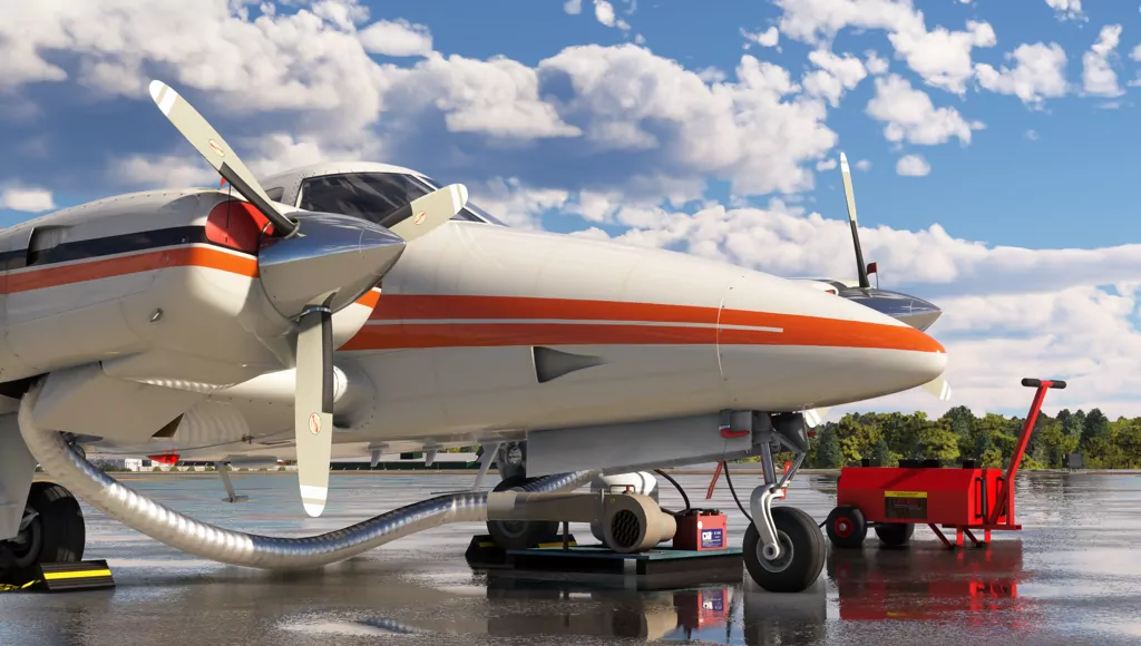 Just Flight - Black Square Turbine Duke and Piston Duke MSFS 01