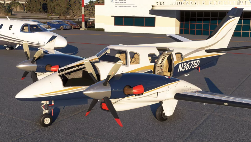 Just Flight - Black Square Turbine Duke and Piston Duke MSFS 10