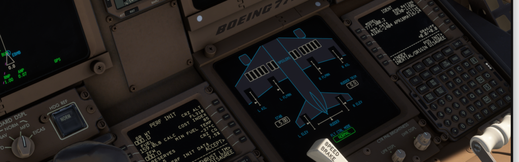 PMDG – 777-300ER MSFS Flight Controls Flight Surfaces 01