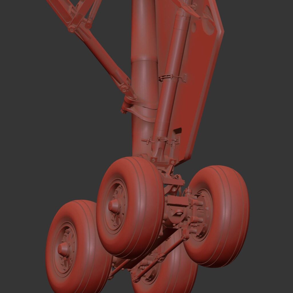 BlueBird Simulations - 757 MSFS Main Landing Gear Preview