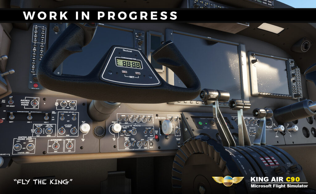 Pilot Experience Sim - King Air C90 MSFS Work In Progress Status 02
