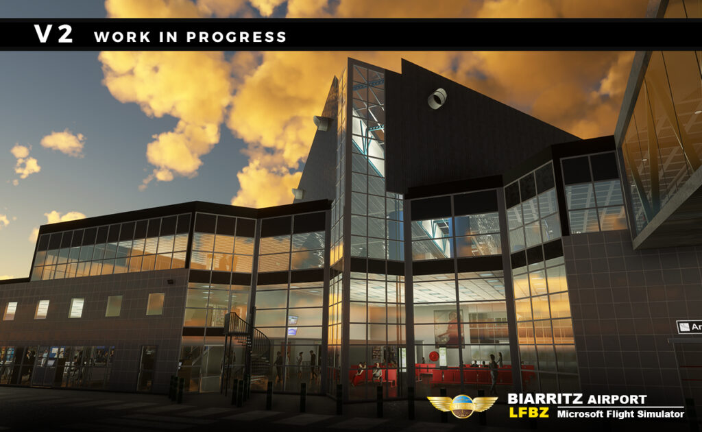Pilot Experince Sim - Biarritz V2 MSFS Dev Progress