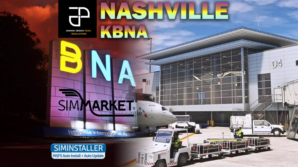 DominicDesignTeam - KBNA Nashville Intl Airport MSFS20