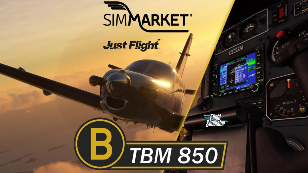 Just Flight - Black Square TBM 850 MSFS