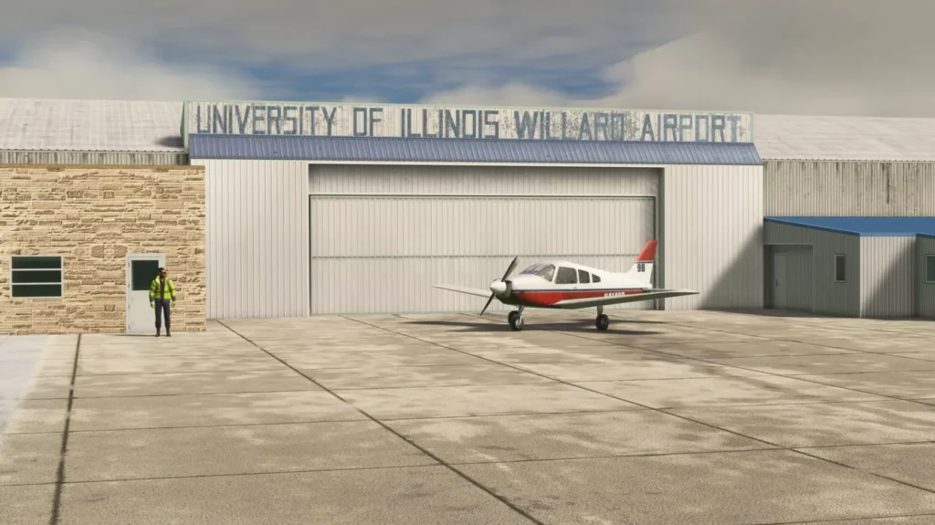 New Scenery Release: University of Illinois Willard Airport KCMI for MSFS 2024/2020