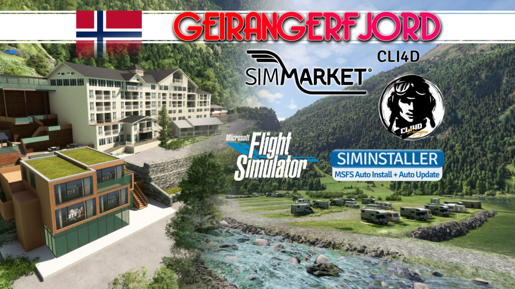 Cli4D Designs - Geirangerfjord Norway MSFS20 Version After MSFS24