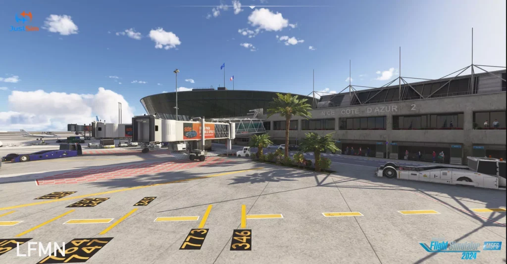 JustSim Releases Nice Cote d'Azur Airport for MSFS2024
