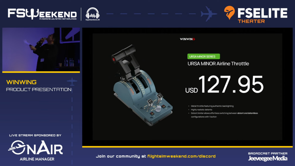 Winwing introduces an affordable Airbus throttle unit and more