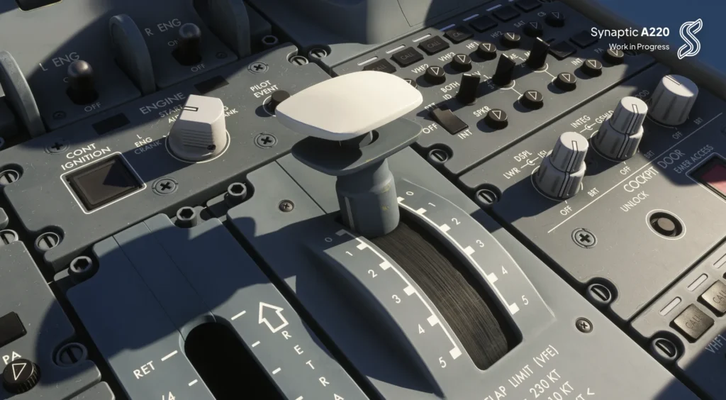 Synaptic A220: Former Open-Source Project Becomes Payware Under iniBuilds' Wing