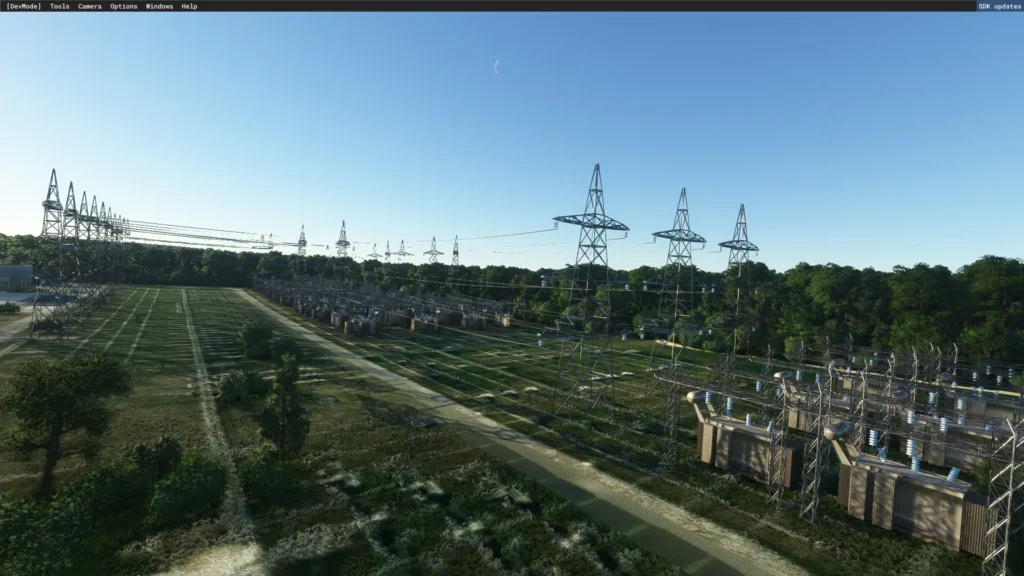 Comparison of Add-ons: POWERLINES AND SOLAR FARMS MSFS vs. MSFS Global Power Lines