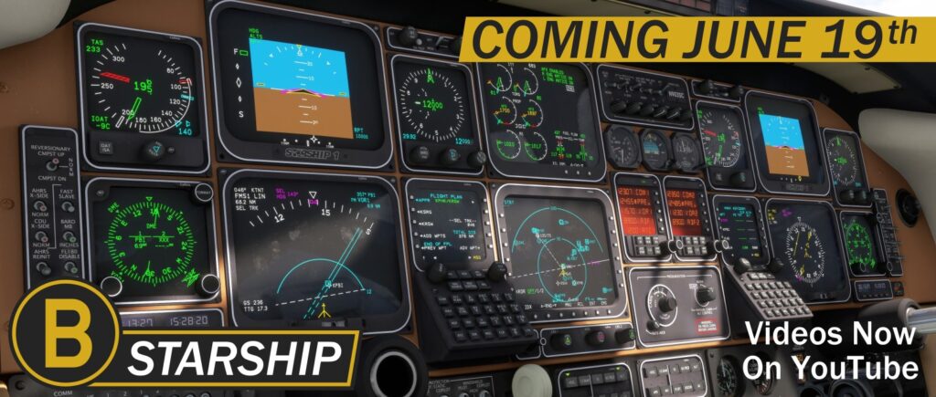 Just Flight - Black Square Starship MSFS20/24 - Release Date & PDF Manual