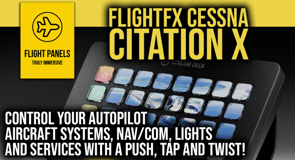 Flight Panels – Cessna CitationX Stream Deck Series MSFS