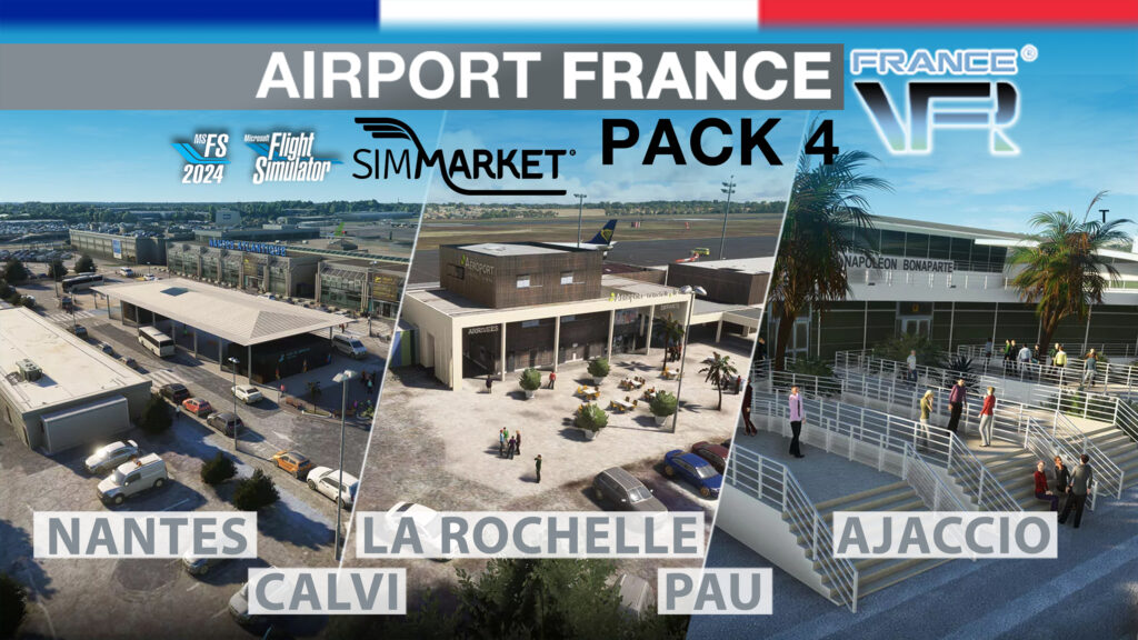 France VFR – Airport France Pack 4 MSFS24/20