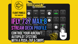Flight Panels Releases iFly 737 Max 8 Stream Deck Profile for MSFS20/24 at SIMMARKET