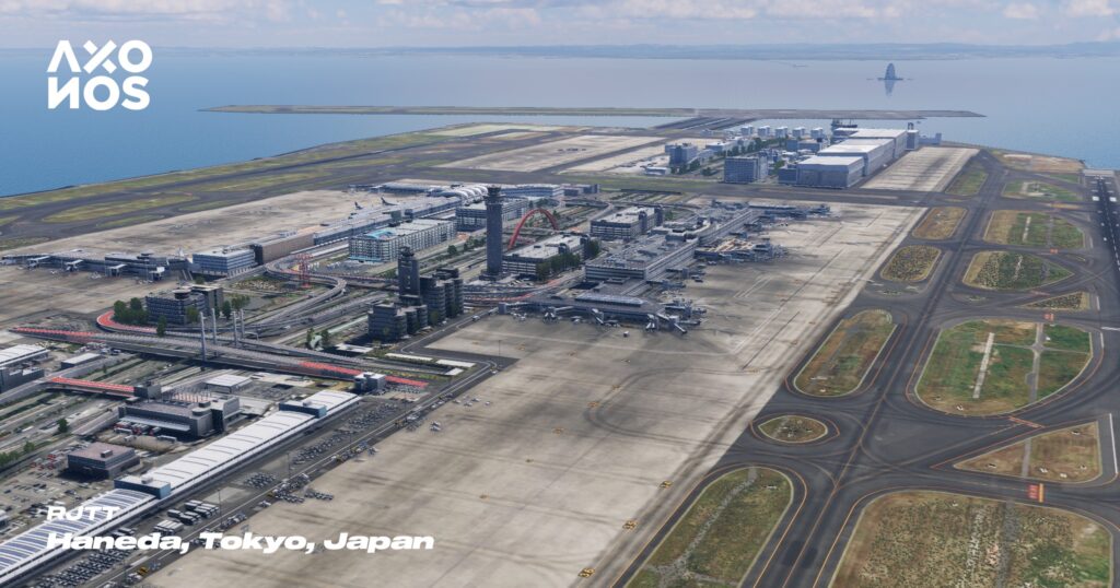 Axonos RJTT Tokyo Haneda for X-Plane enters beta testing