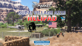 Cli4D Designs - Supai Village Helipad (AZ15) in Arizona for MSFS24