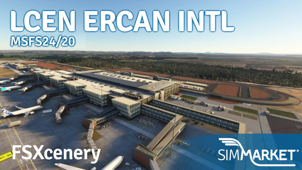 FSXcenery - Ercan International (LCEN) in Cyprus for MSFS24/20