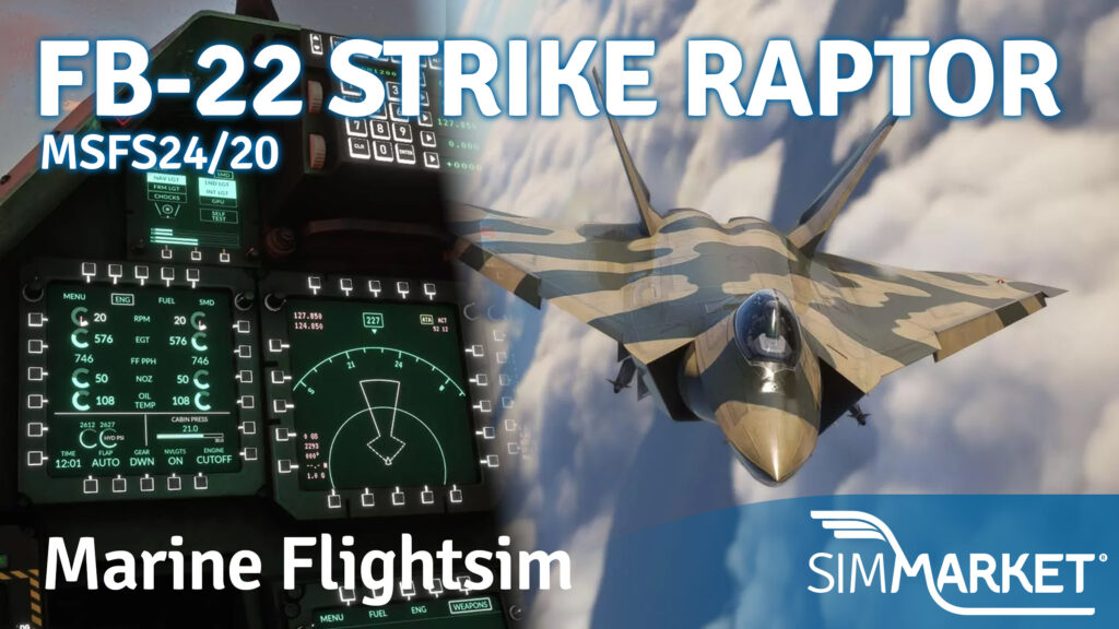 Marine Flightsim - FB-22 Strike Raptor MSFS24/20 Explores a What-If Path
